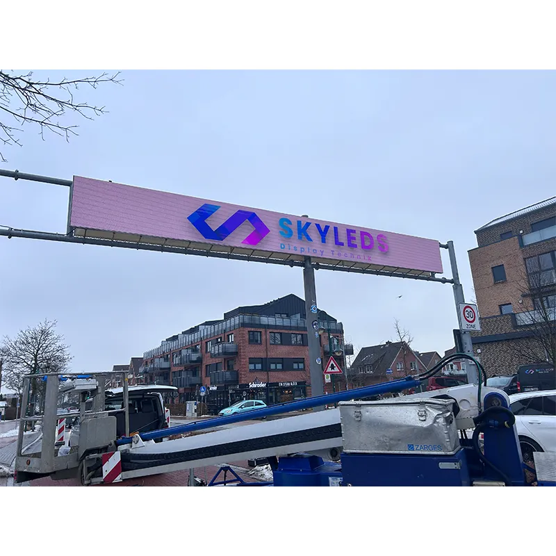 Outdoor LED Anzeigetafel Wandmontage Werbung