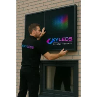 LED Werbedisplay Autowaschanlage digital