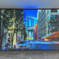 Skyleds Irion Serie LED Videowand als großes Outdoor LED Display für Werbung und digitale Inhalte