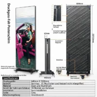 mobile led poster indoor