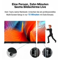 mobile led videowand schnelle installation einfaches setup