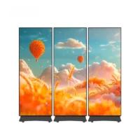 led poster display modernes design mobiles werbedisplay