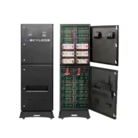 modulares led display system rückseite elektronik wartungszugang